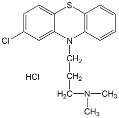 氯普馬嗪鹽酸