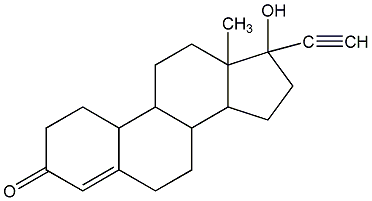 炔諾酮結構式